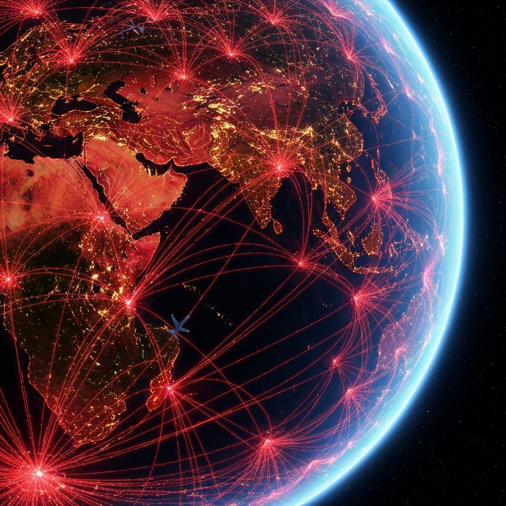 Global aviation network